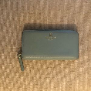 Kate Spade continental wallet with zip-around closure